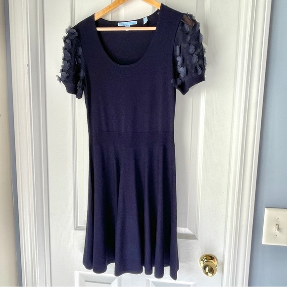 Draper James Fleurette Sleeve Sweater Dress - Picture 1 of 9